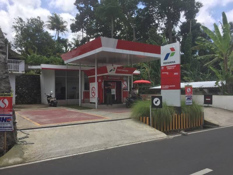 Foto SPBU Pertamina Jalan Baris