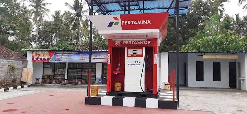 Foto SPBU Pertamina jalan Raya Pantai Cupel